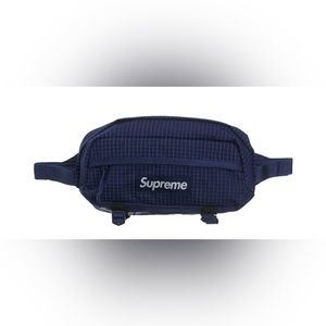 Supreme Navy Waist Bag SS24